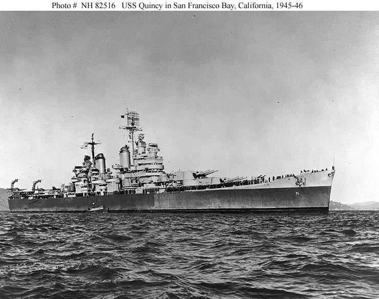 USS Quincy (CA-71) USN ShipsUSS Quincy CA71