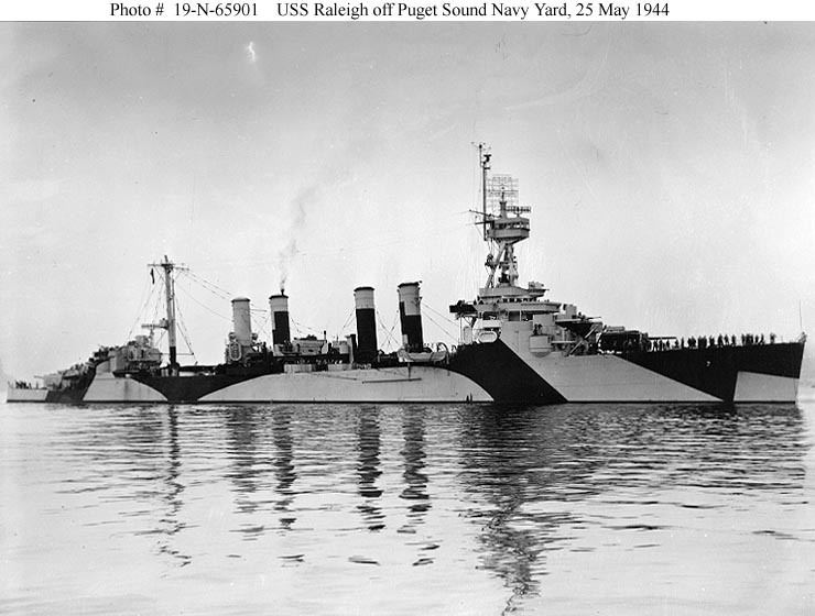 USS Raleigh (CL-7) Cruiser Photo Index CL7 USS RALEIGH Navsource Photographic