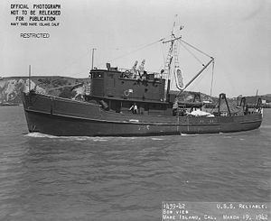 USS Reliable (AMc-100) httpsuploadwikimediaorgwikipediacommonsthu