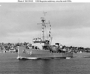 USS Requisite (AM-109) httpsuploadwikimediaorgwikipediacommonsthu