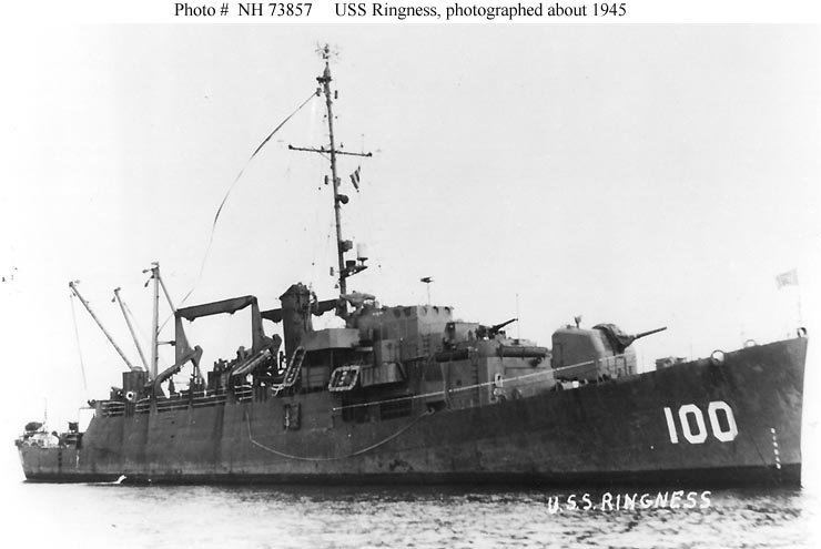 USS Ringness (DE-590) wwwnavsourceorgarchives1004100410002jpg