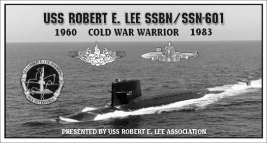 USS Robert E. Lee (SSBN-601) US Navy Memorial Commemorative Plaque
