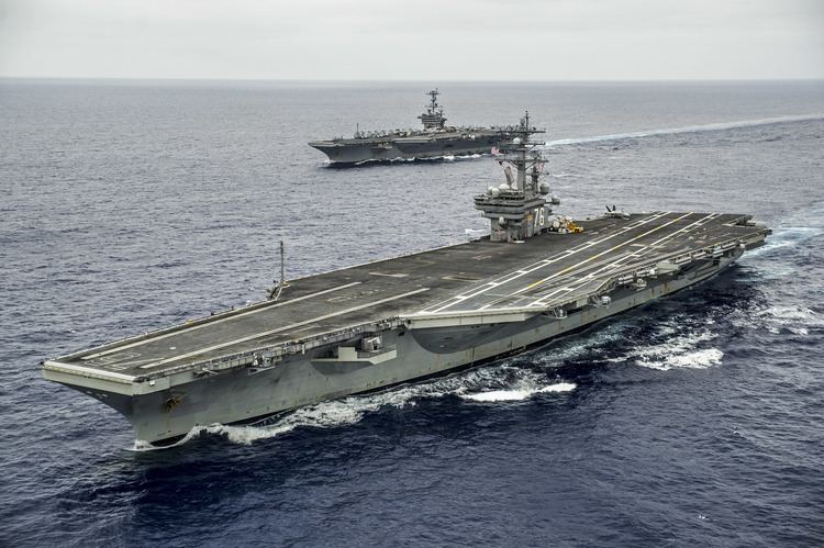 USS Ronald Reagan Carrier USS Ronald Reagan Leaves for Japan Starting Second Phase of
