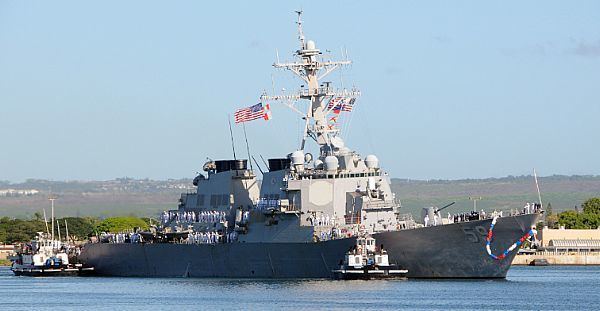 USS Russell (DDG-59) USS Russell DDG 59 Departs Joint Base Pearl HarborHickam