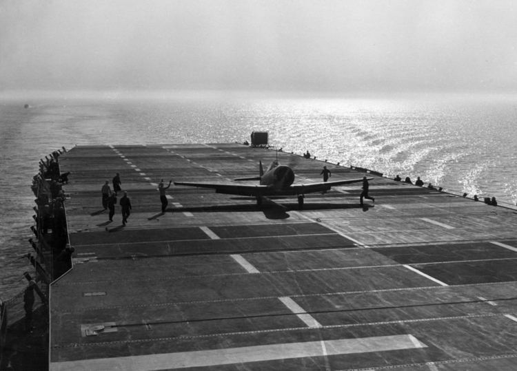 USS Sable (IX-81) FileSNJ after landing aboard USS Sable IX81 1943jpeg