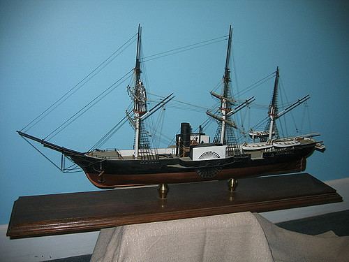USS Saginaw (1859) Model of USS Saginaw The sidewheeler USS Saginaw launched Flickr
