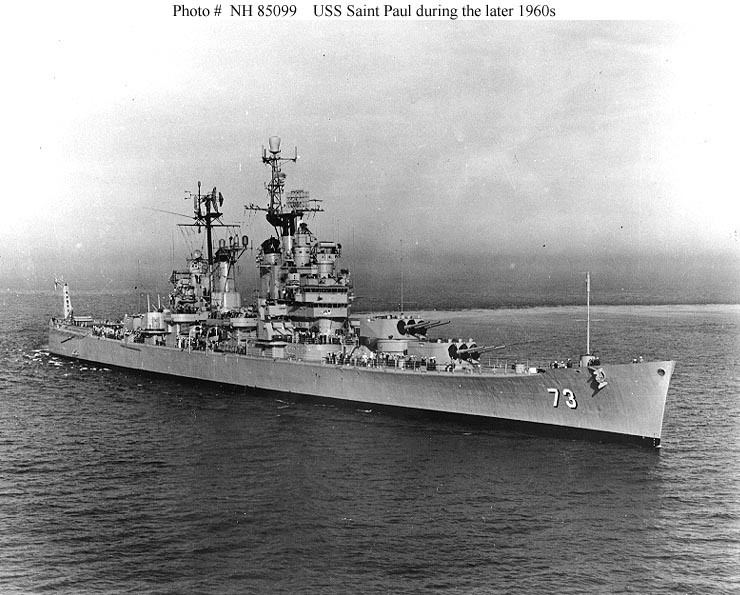 USS Saint Paul (CA-73) USN ShipsUSS Saint Paul CA73
