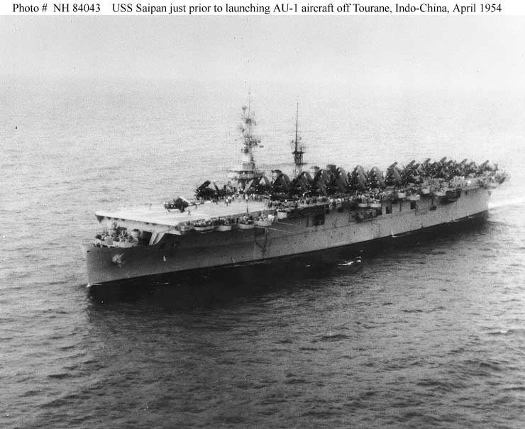 USS Saipan (CVL-48) Aircraft Carrier Photo Index USS SAIPAN CVL48