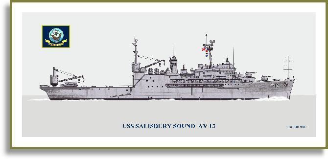 USS Salisbury Sound (AV-13) USS Salisbury Sound AV13 Print Other Ships ST PriorServicecom