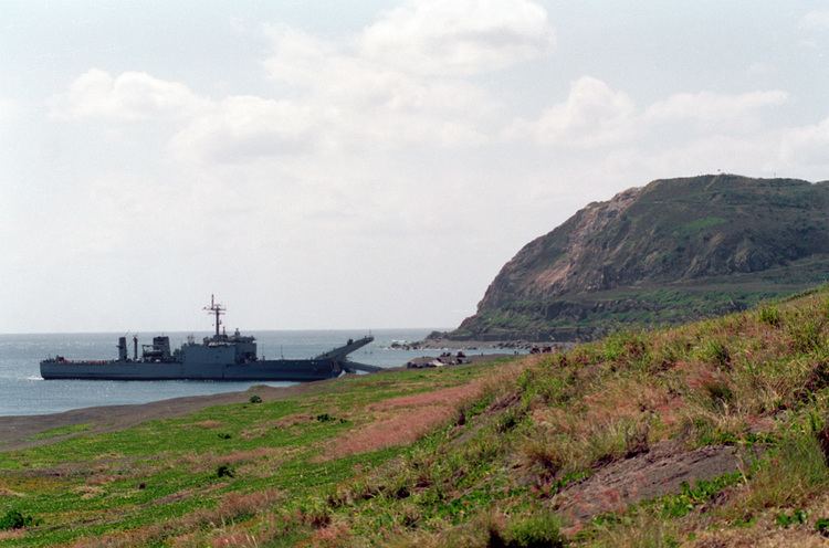 USS San Bernardino (LST-1189) FileUSS San Bernardino LST1189 at Iwo Jima in 1995JPEG
