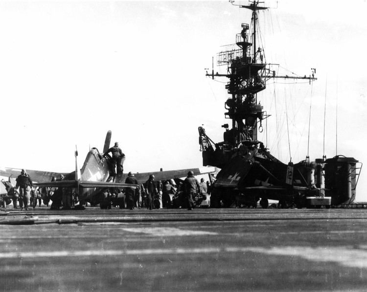 USS San Jacinto (CVL-30) FileF6Fs on USS San Jacinto CVL30 1945jpg Wikimedia Commons