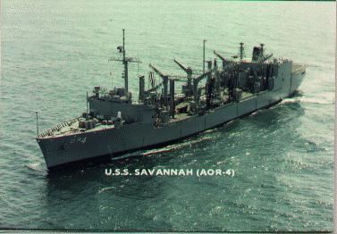 USS Savannah (AOR-4) USS SAVANNAH AOR4