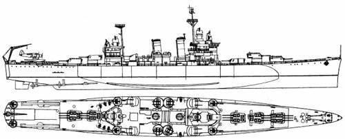 USS Savannah (CL-42) TheBlueprintscom Blueprints gt Ships gt Cruisers US gt USS CL42