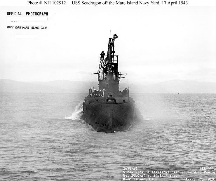 USS Seadragon (SS-194) Naval Warfare USS Seadragon SS194