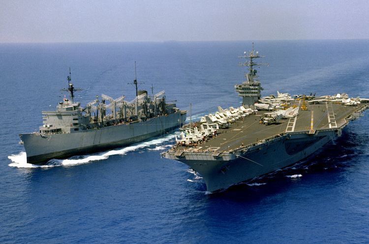 USS Seattle (AOE-3) FileUSS Nimitz CVN68 and USS Seattle AOE3 in 1981JPEG