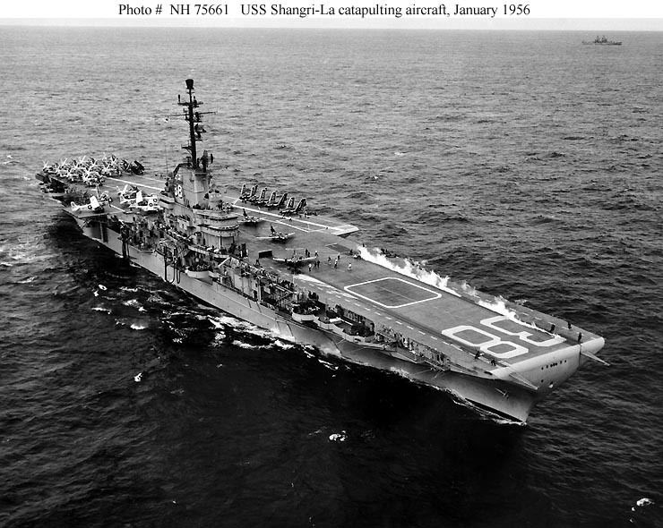 USS Shangri-La (CV-38) Naval Warfare USS ShangriLa CV38 CVA38 CVS38