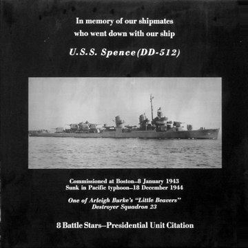 USS Spence (DD-512) USS Spence DD512 Fletcherclass destroyer in World War II