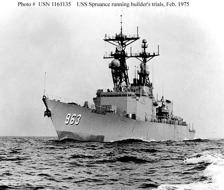 USS Spruance (DD-963) USN ShipsUSS Spruance DD963