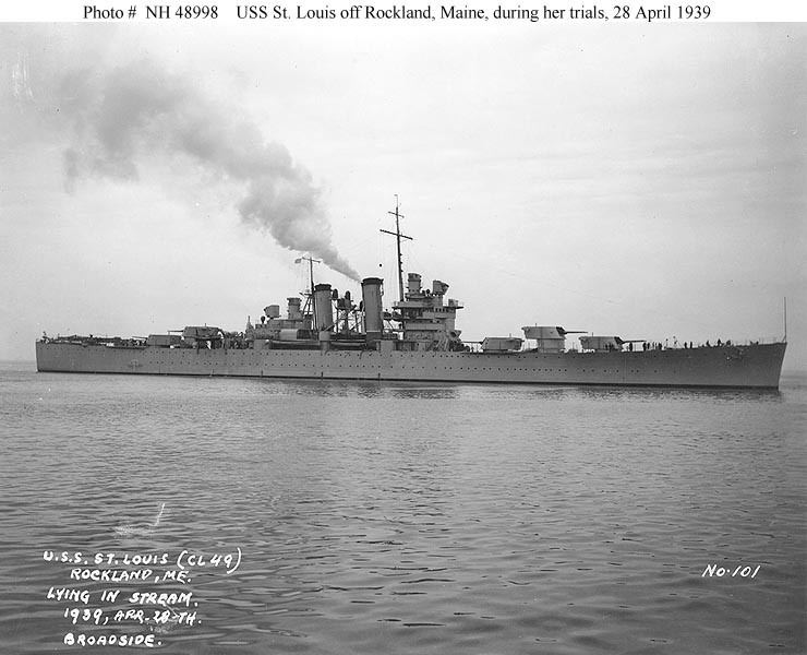 USS St. Louis (CL-49) Cruiser Photo Index CL49 USS ST LOUIS Navsource Photographic