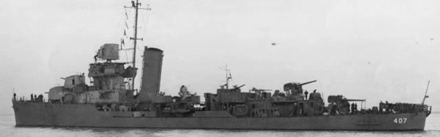USS Sterett (DD-407) USS Sterett DD407 Benhamclass destroyer in World War II
