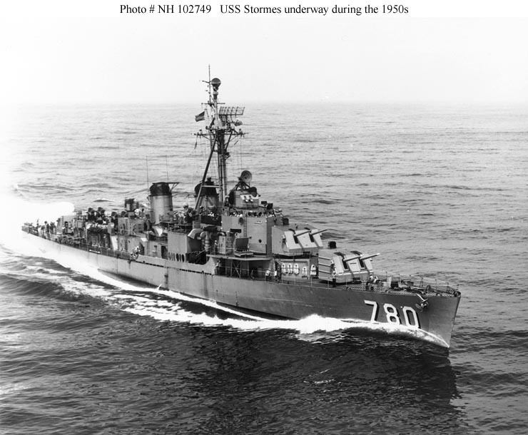 USS Stormes USN ShipsUSS Stormes DD780