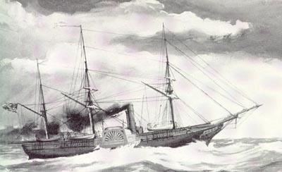 USS Susquehanna (1850) Ships of the Squadron Perry Expedition to Japan 18524