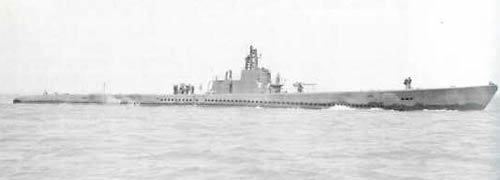 USS Swordfish (SS-193) Swordfish SS193 of the US Navy American Submarine of the Sargo