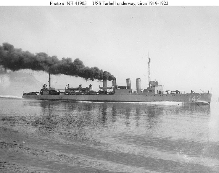USS Tarbell (DD-142) httpswwwibiblioorghyperwarOnlineLibrarypho