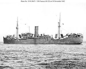 USS Taurus (AF-25) httpsuploadwikimediaorgwikipediacommonsthu