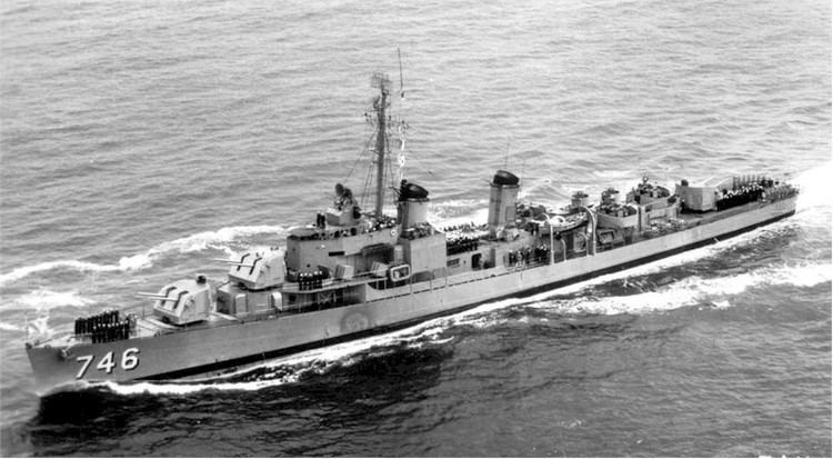 USS Taussig Naval Warfare USS Taussig DD746