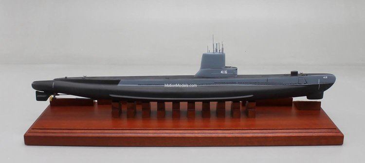 USS Tiru (SS-416) USS Tiru SS416 Balao class submarine Model airplanes ships