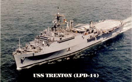 USS Trenton (LPD-14) USS Trenton LPD14 D61062 Universal Ship Cancellation Society