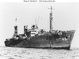USS Troilus (AKA-46) httpsuploadwikimediaorgwikipediaenthumb3