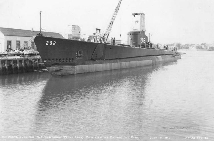 USS Trout (SS-202) Submarine Photo Index