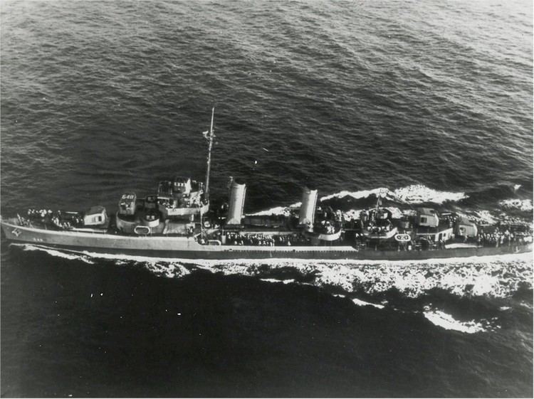 USS Turner (DD-648) Naval Warfare USS Turner DD648