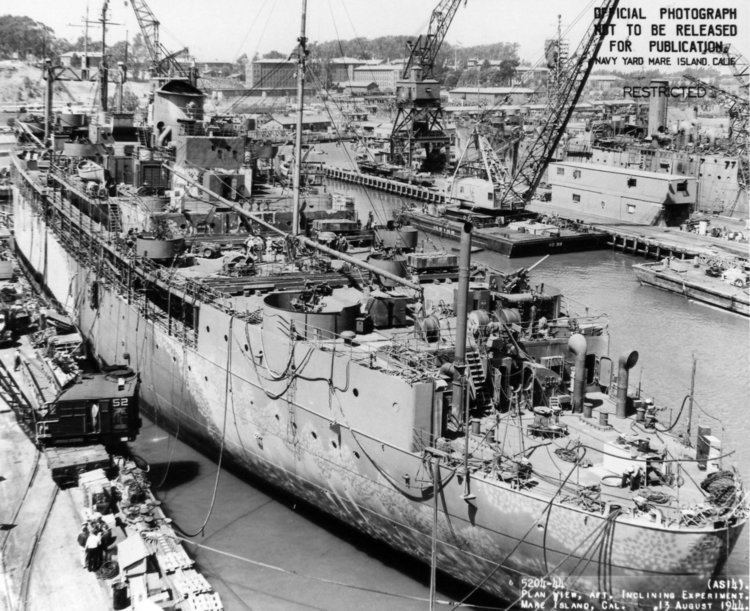 USS Vestal Collier Photo Index AC