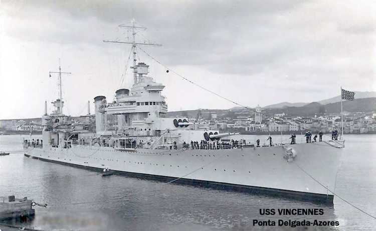 USS Vincennes (CA-44) Cruiser Photo Index CA44 USS VINCENNES Navsource Photographic