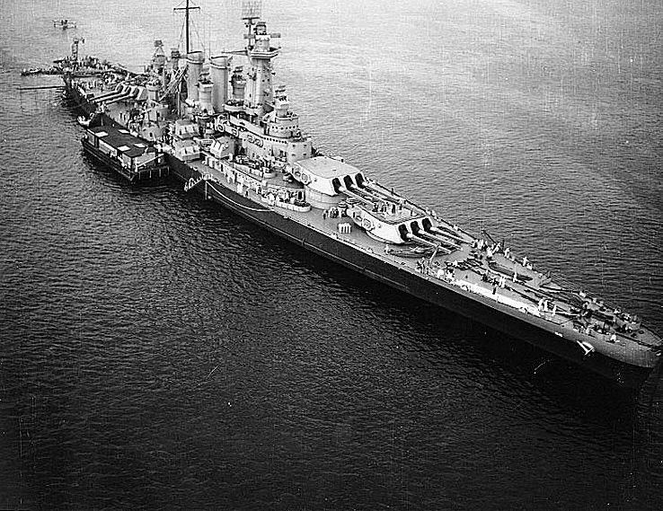 USS Washington (BB-56) World War II USS Washington BB56