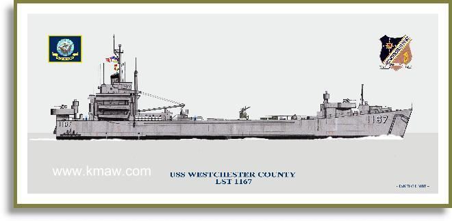 USS Westchester County (LST-1167) USS Westchester County LST1167 Print Amphibious SZ