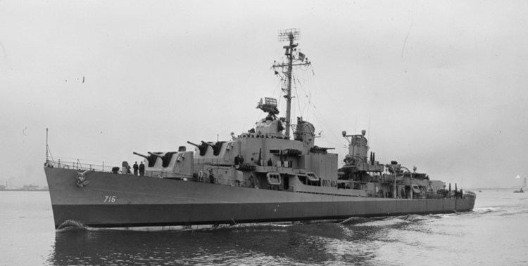 USS Wiltsie (DD-716) Destroyer History Gearing class destroyer