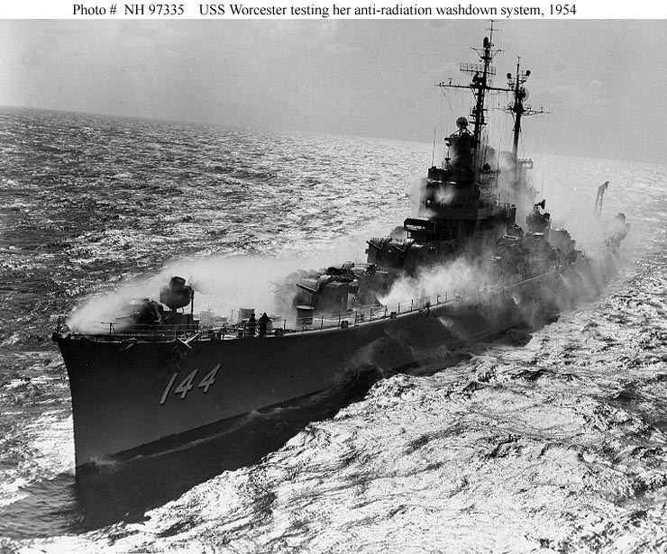 USS Worcester (CL-144) Cruiser Photo Index CL144 USS WORCESTER Navsource Photographic