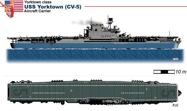 USS Yorktown (CV-5) uss yorktown cv5 Ships Pinterest Search