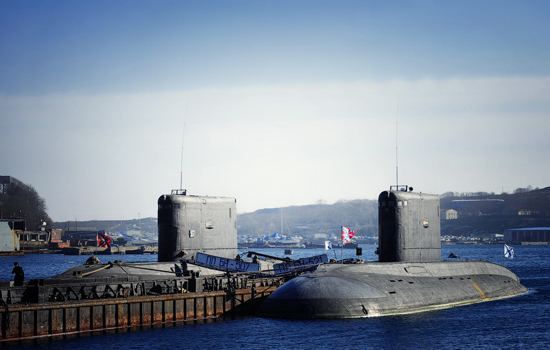 Ust-Kamchatsk Russia39s submarine quotUstkamchatskquot arrives in Vladivostok 7