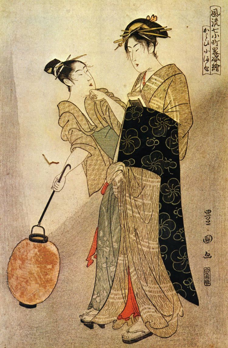 Utagawa Toyokuni Courting Komachi Utagawa Toyokuni WikiArtorg