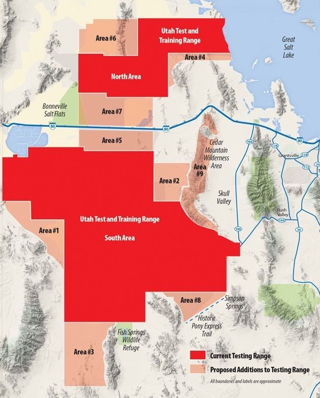 Utah Test and Training Range Hatch wants to enlarge Utah Test and Training Range Tooele