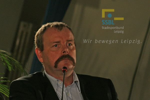 Uwe Gasch Uwe Gasch als Prsident des Stadtsportbundes Leipzig wiedergewhlt