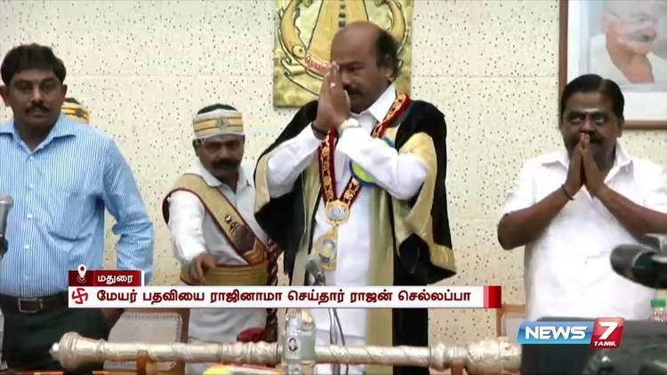 V. V. Rajan Chellappa Madurai mayor Rajan Chellappa resigns prior to TN assembly elections