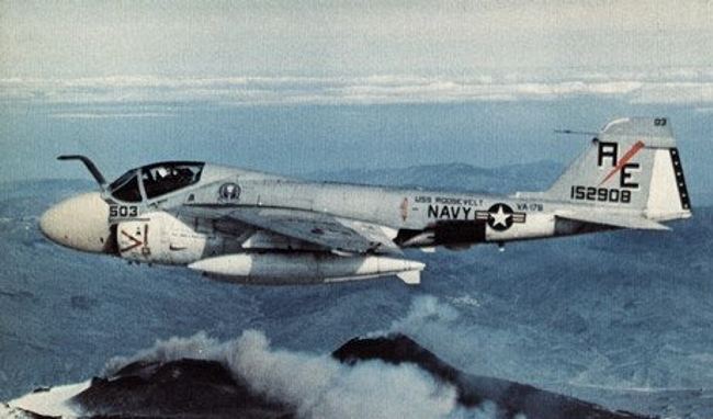 VA-176 (U.S. Navy) FileA6A Intruder of VA176 in flight 1970jpg Wikimedia Commons
