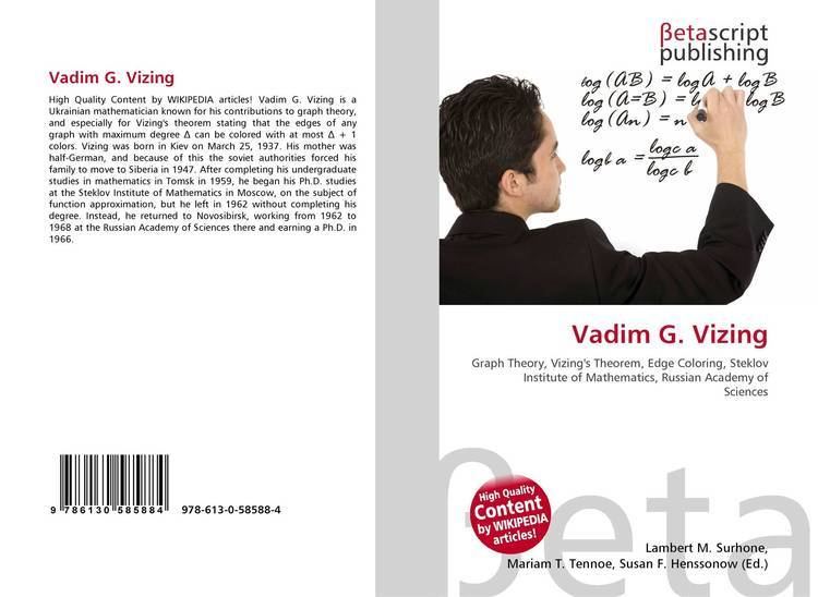 Vadim G. Vizing Search results for Vadim G Vizing