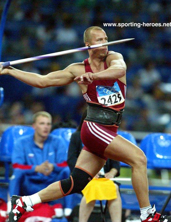 Vadims Vasilevskis Vadims Vasilevskis 2004 Olympics Javelin silver result